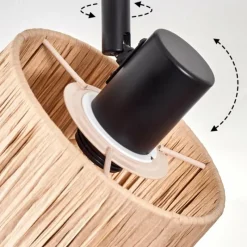 Luminaires Scandinaves-hofstein Granja Plafonnier Noir, 4 lumières