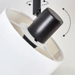 Lampes En Tissu-hofstein Granja Plafonnier Noir, 4 lumières