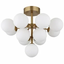 Luminaires Globo Lighting Grappy Plafonnier Or, 13 lumières