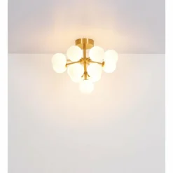 Luminaires Globo Lighting Grappy Plafonnier Or, 13 lumières