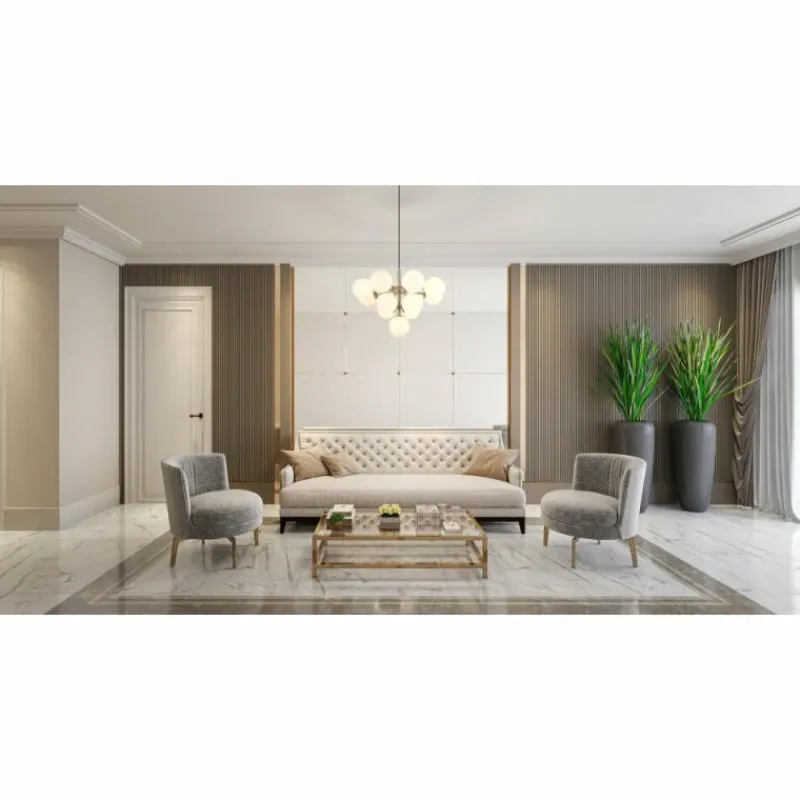 Luminaires Globo Lighting Grappy Plafonnier Nickel mat, 13 lumières