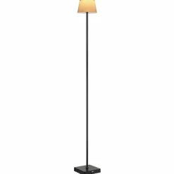 Luminaires Globo Lighting Gregoir Lampadaire LED Noir, 1 lumière