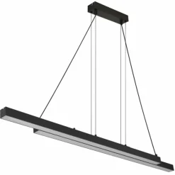 Luminaires Globo Lighting GREKKIE Suspension LED Noir, 1 lumière, Télécommandes* Éclairage Led