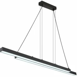 Luminaires Globo Lighting GREKKIE Suspension LED Noir, 1 lumière, Télécommandes* Éclairage Led