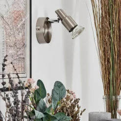 hofstein Gropptorp Applique murale, Spot mural Nickel mat, 1 lumière