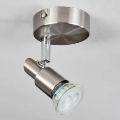 Luminaires Trio Gropptorp Plafonnier, Spot de plafond Nickel mat, 1 lumière* Spots Et Projecteurs