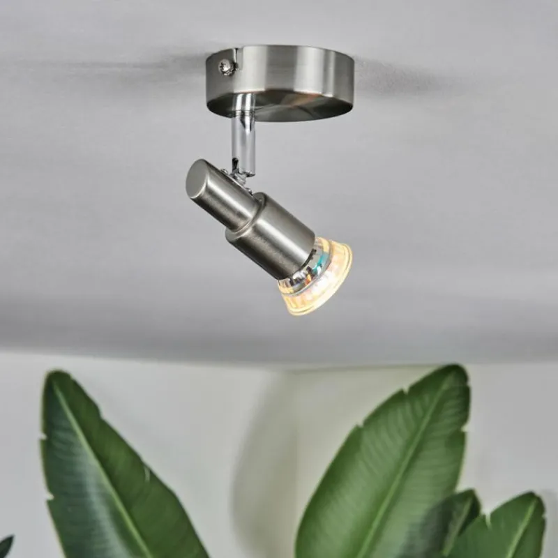 Luminaires Trio Gropptorp Plafonnier, Spot de plafond Nickel mat, 1 lumière* Spots Et Projecteurs