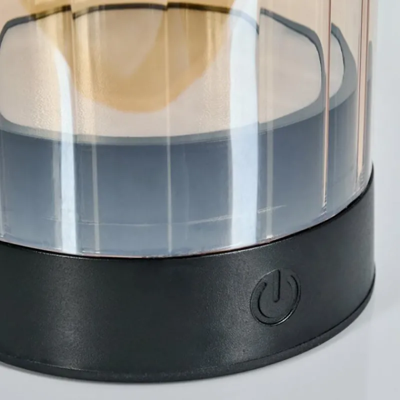 hofstein Grubbe Lampe de table d'extérieur, Lampe à poser LED Noir, 1 lumière