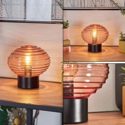 hofstein Gualtar Lampe à poser Noir, 1 lumière