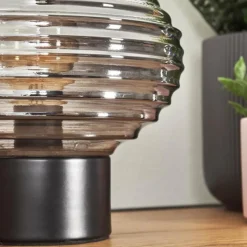 hofstein Gualtar Lampe à poser Noir, 1 lumière