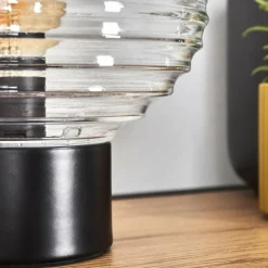 hofstein Gualtar Lampe à poser Noir, 1 lumière