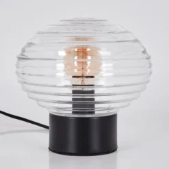 hofstein Gualtar Lampe à poser Noir, 1 lumière