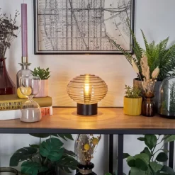 hofstein Gualtar Lampe à poser Noir, 1 lumière