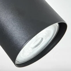 hofstein Guardais Plafonnier Brun, Couleur bois, Noir, 2 lumières