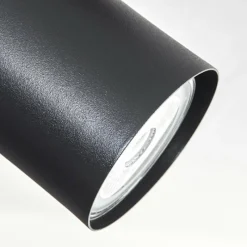 hofstein Guardais Plafonnier Brun, Couleur bois, Noir, 4 lumières