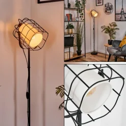 Lampes En Tissu-hofstein Gudmuntorp Lampadaire Noir, 1 lumière