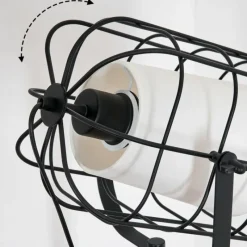 Lampes En Tissu-hofstein Gudmuntorp Lampadaire Noir, 1 lumière