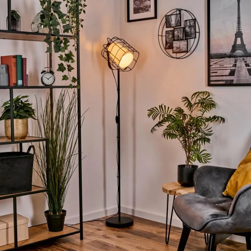 Lampes En Tissu-hofstein Gudmuntorp Lampadaire Noir, 1 lumière