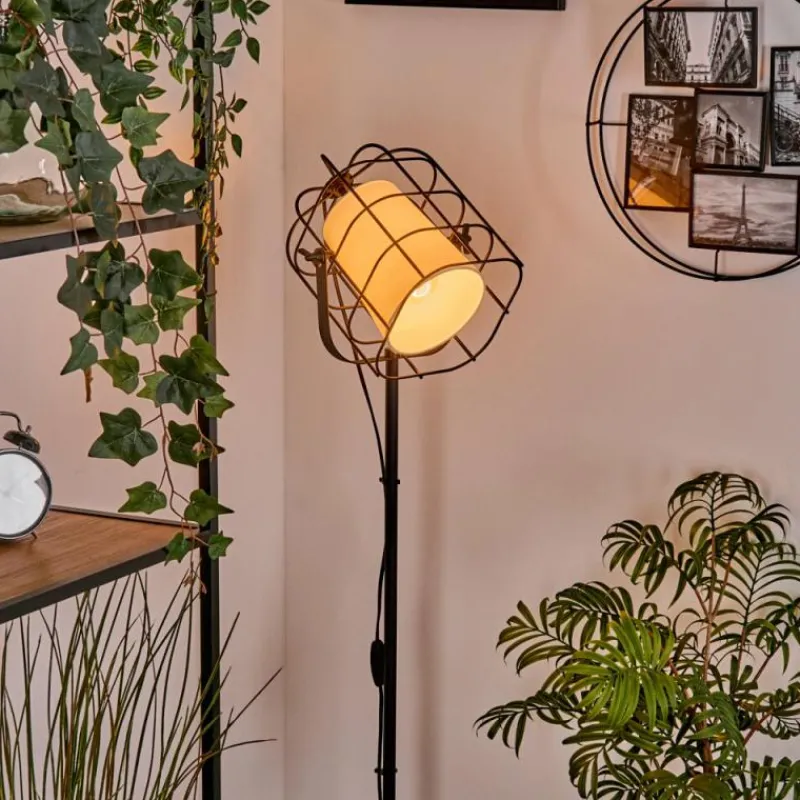 Lampes En Tissu-hofstein Gudmuntorp Lampadaire Noir, 1 lumière