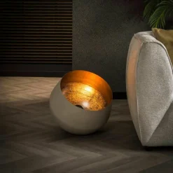 hofstein Guedixe Lampadaire, Lampe à poser Gris, 1 lumière* Lampes À Poser