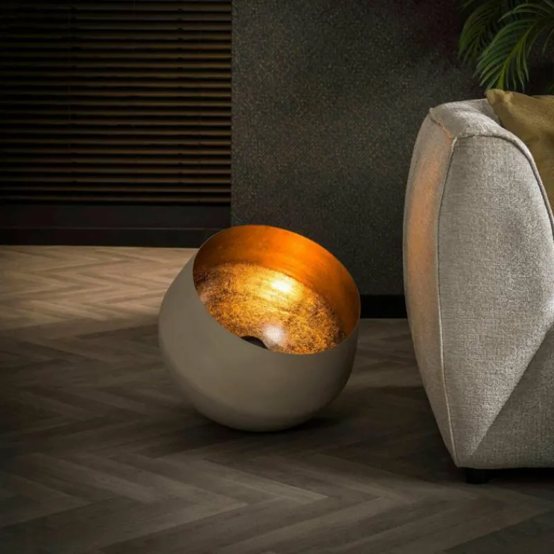 hofstein Guedixe Lampadaire, Lampe à poser Gris, 1 lumière* Lampes À Poser