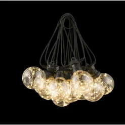 Luminaires Globo Lighting Guirlande Globo ALMAGA LED Noir, 10 lumières