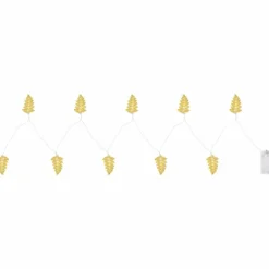 Lampes Dorées-Luminaires Globo Lighting Guirlande Globo BAILY LED Or, 10 lumières