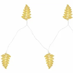 Lampes Dorées-Luminaires Globo Lighting Guirlande Globo BAILY LED Or, 10 lumières