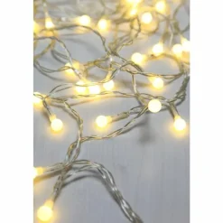 Luminaires Globo Lighting Guirlande Globo VENUTO LED Blanc, 100 lumières* Éclairage Led