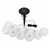 Luminaires Eglo guirlande lumineuse solaire Eglo BALL LED Noir, 10 lumières