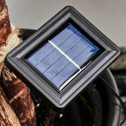 hofstein guirlande lumineuse solaire Torpo LED Noir, Blanc, 96 lumières