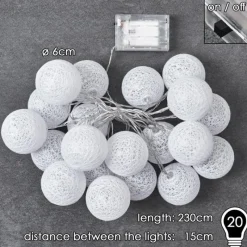 hofstein Guirlande Sondrio LED, 20 lumières