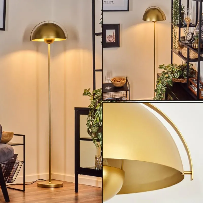 Lampes Dorées-hofstein Guttsta Lampadaire Or, 1 lumière