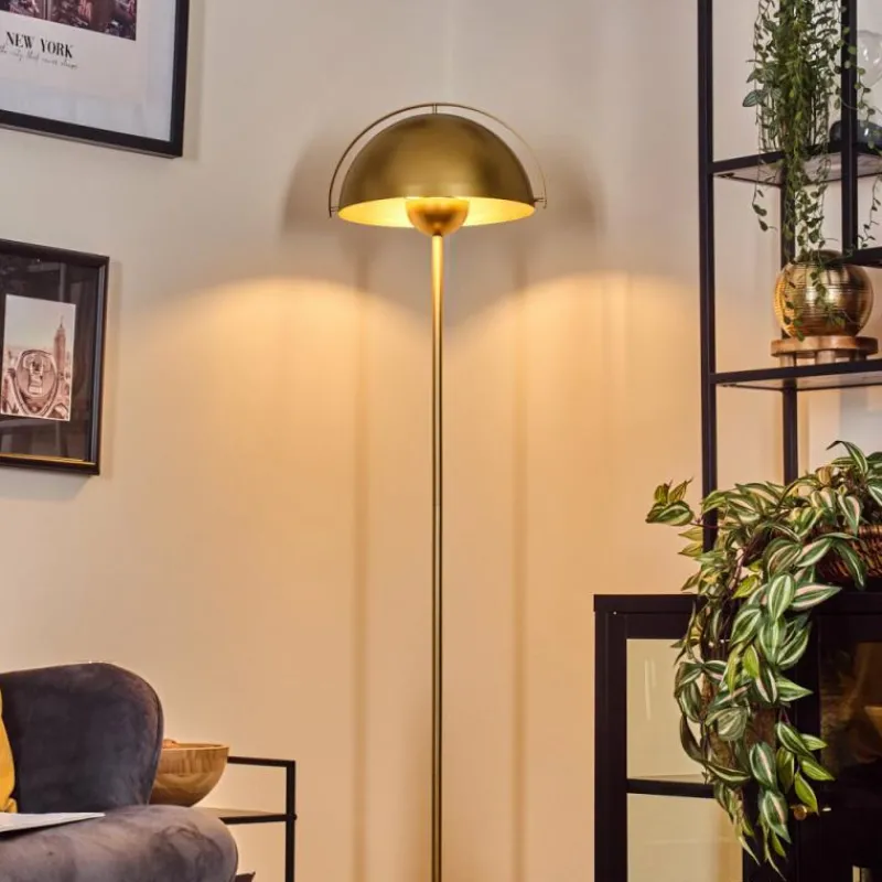 Lampes Dorées-hofstein Guttsta Lampadaire Or, 1 lumière