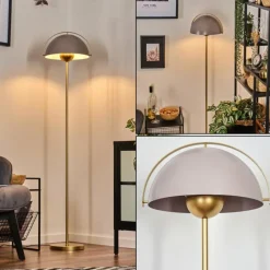 Lampes Dorées-hofstein Guttsta Lampadaire Or, 1 lumière