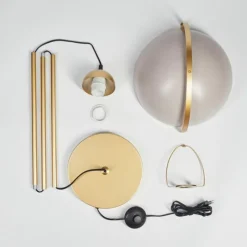 Lampes Dorées-hofstein Guttsta Lampadaire Or, 1 lumière