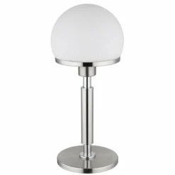 Luminaires Globo Lighting Haku Lampe à poser Chrome, Nickel mat, 1 lumière