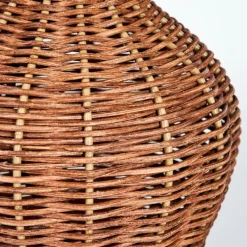 Luminaires Scandinaves-hofstein Halarna Lampe à poser Brun, Écru, 1 lumière