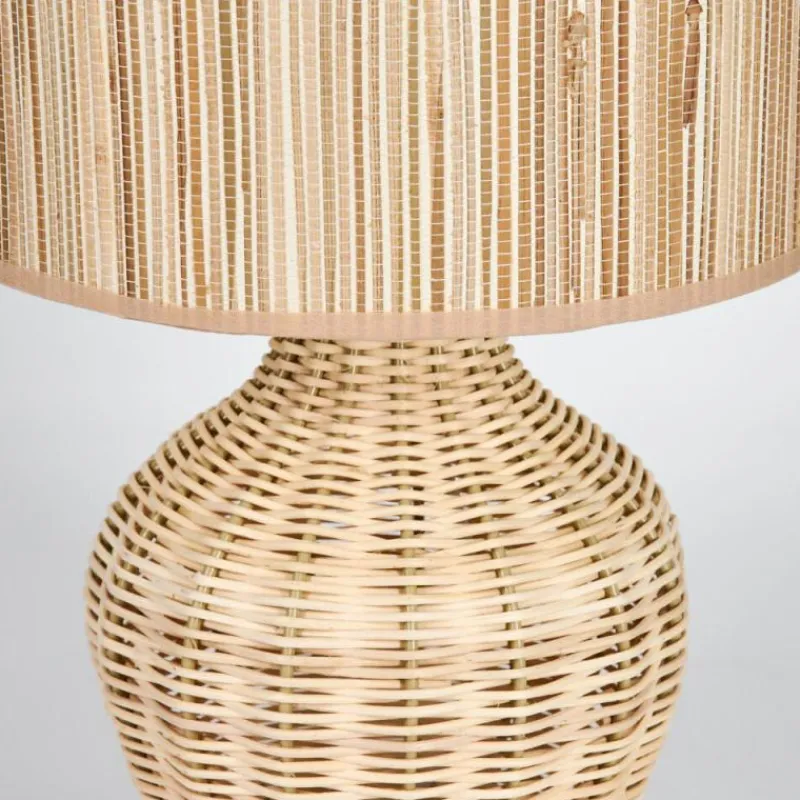 Lampes En Tissu-hofstein Halarna Lampe à poser Écru, 1 lumière