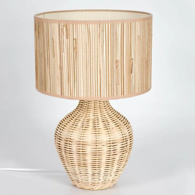 Lampes En Tissu-hofstein Halarna Lampe à poser Écru, 1 lumière