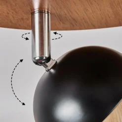 Luminaires Scandinaves-hofstein Haldor Plafonnier, Spot de plafond Brun, Chrome, Noir, 3 lumières