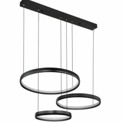 Luminaires Globo Lighting HALLI Suspension LED Noir, 1 lumière* Suspensions