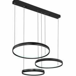 Luminaires Globo Lighting HALLI Suspension LED Noir, 1 lumière* Suspensions