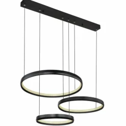 Luminaires Globo Lighting HALLI Suspension LED Noir, 1 lumière* Suspensions