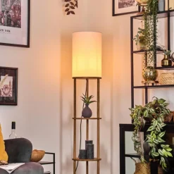 Lampes En Tissu-hofstein Hamaa Lampadaire Écru, 1 lumière