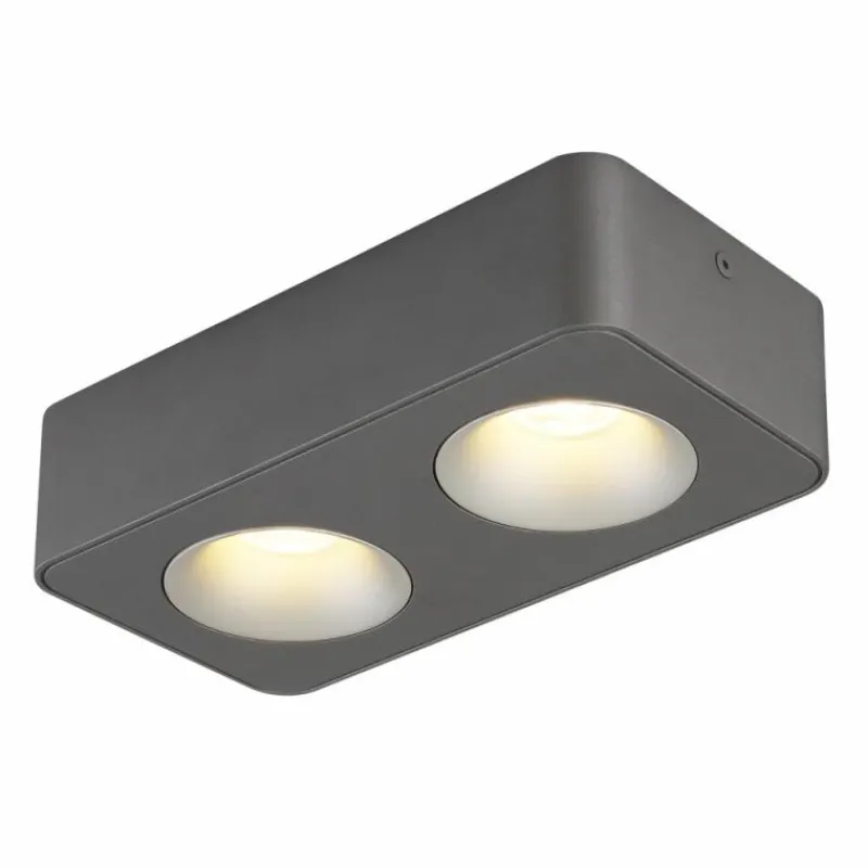 Luminaires Globo Lighting Hangarau Plafonnier LED Gris, 1 lumière* Éclairage Led