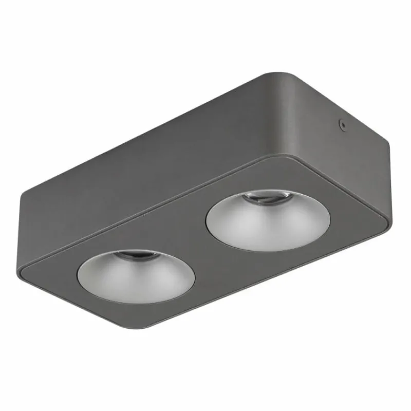 Luminaires Globo Lighting Hangarau Plafonnier LED Gris, 1 lumière* Éclairage Led