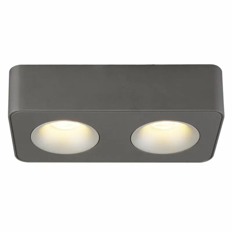 Luminaires Globo Lighting Hangarau Plafonnier LED Gris, 1 lumière* Éclairage Led