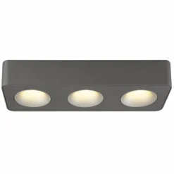 Luminaires Globo Lighting Hangarau Plafonnier LED Gris, 1 lumière* Éclairage Led