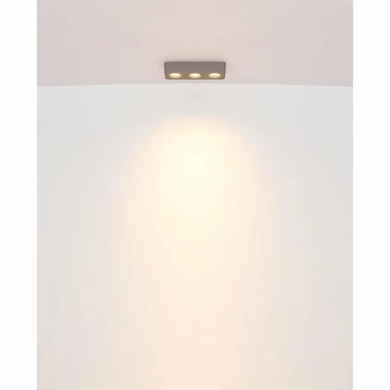 Luminaires Globo Lighting Hangarau Plafonnier LED Gris, 1 lumière* Éclairage Led